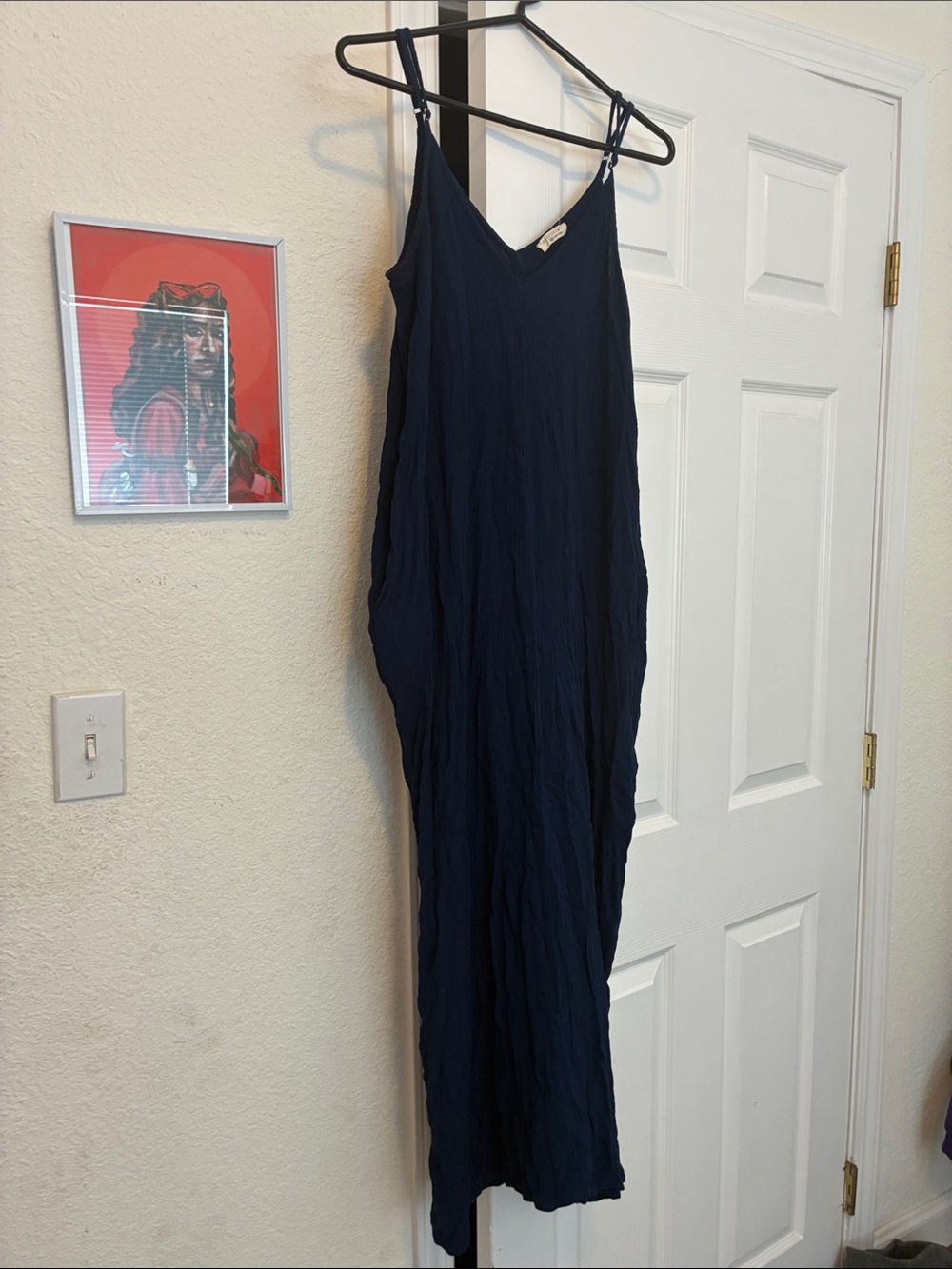 lovestitch Deep Navy V-Neck Maxi Dress